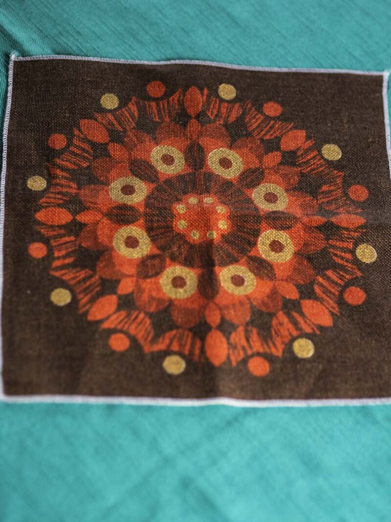 Tablecloth with mandala.