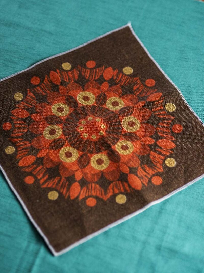 Tablecloth with mandala.