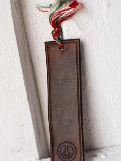 Bookmark with Peace sign.