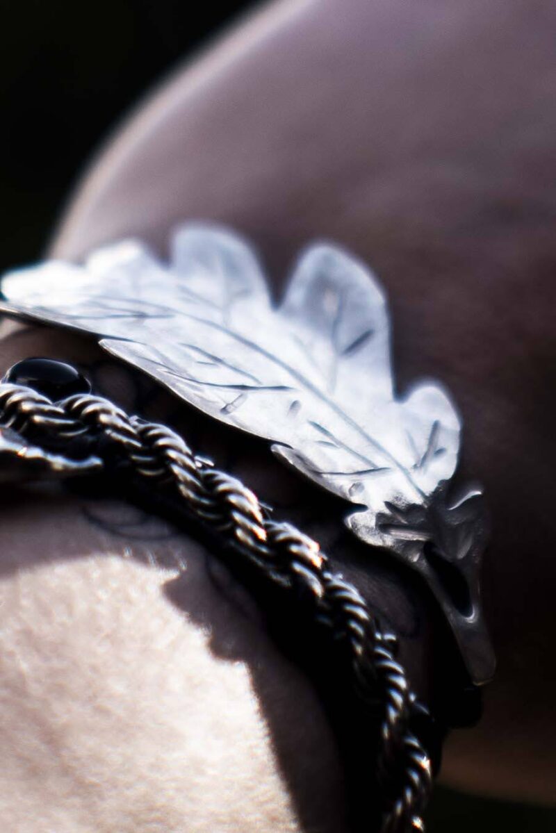 Oak Leaf Bracelet "Bergek" 925 Silver - Image 12