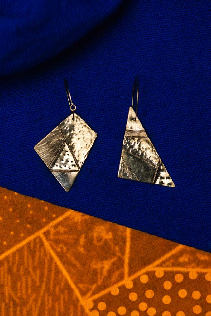 Earrings "Gräns"/"Border" Brass