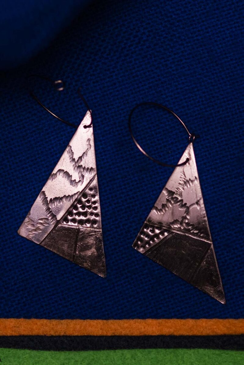 Earrings "Gräns"/"Border" Copper - Image 4