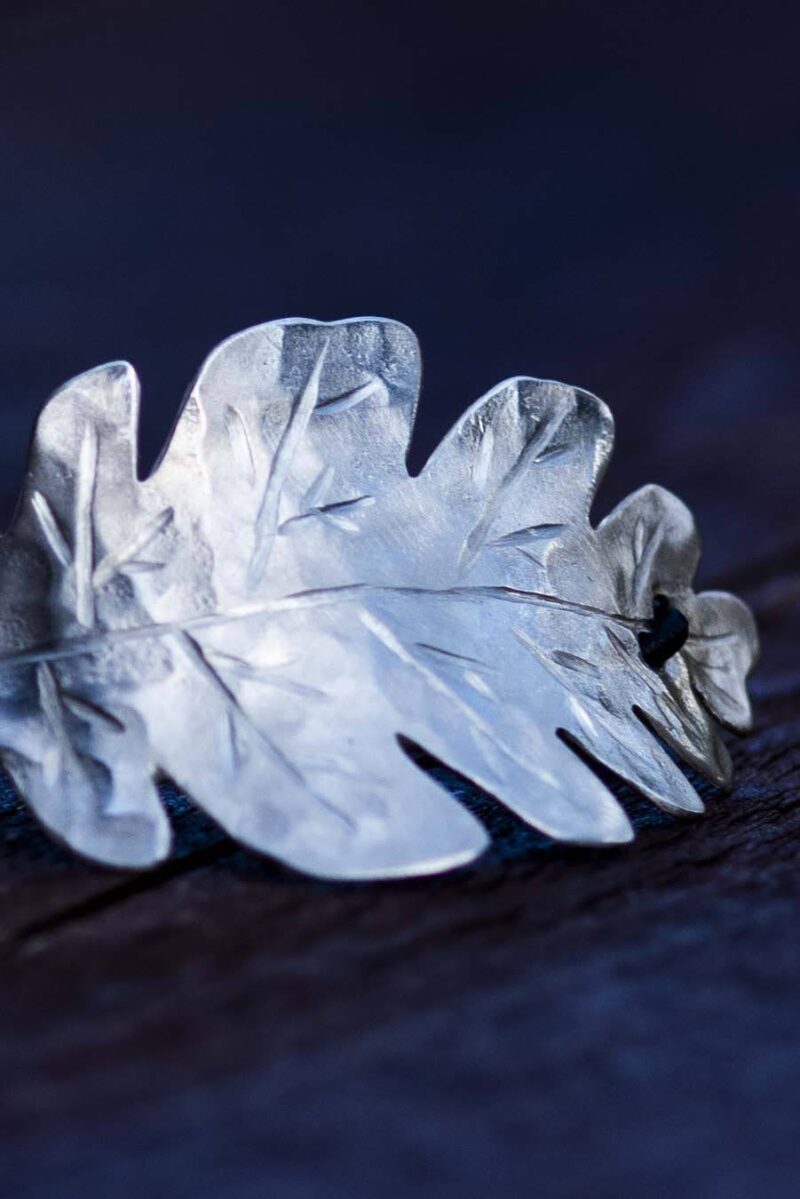 Oak Leaf Bracelet "Bergek" 925 Silver - Image 7