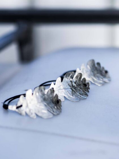 Oak Leaf Bracelet "Bergek" 925 Silver