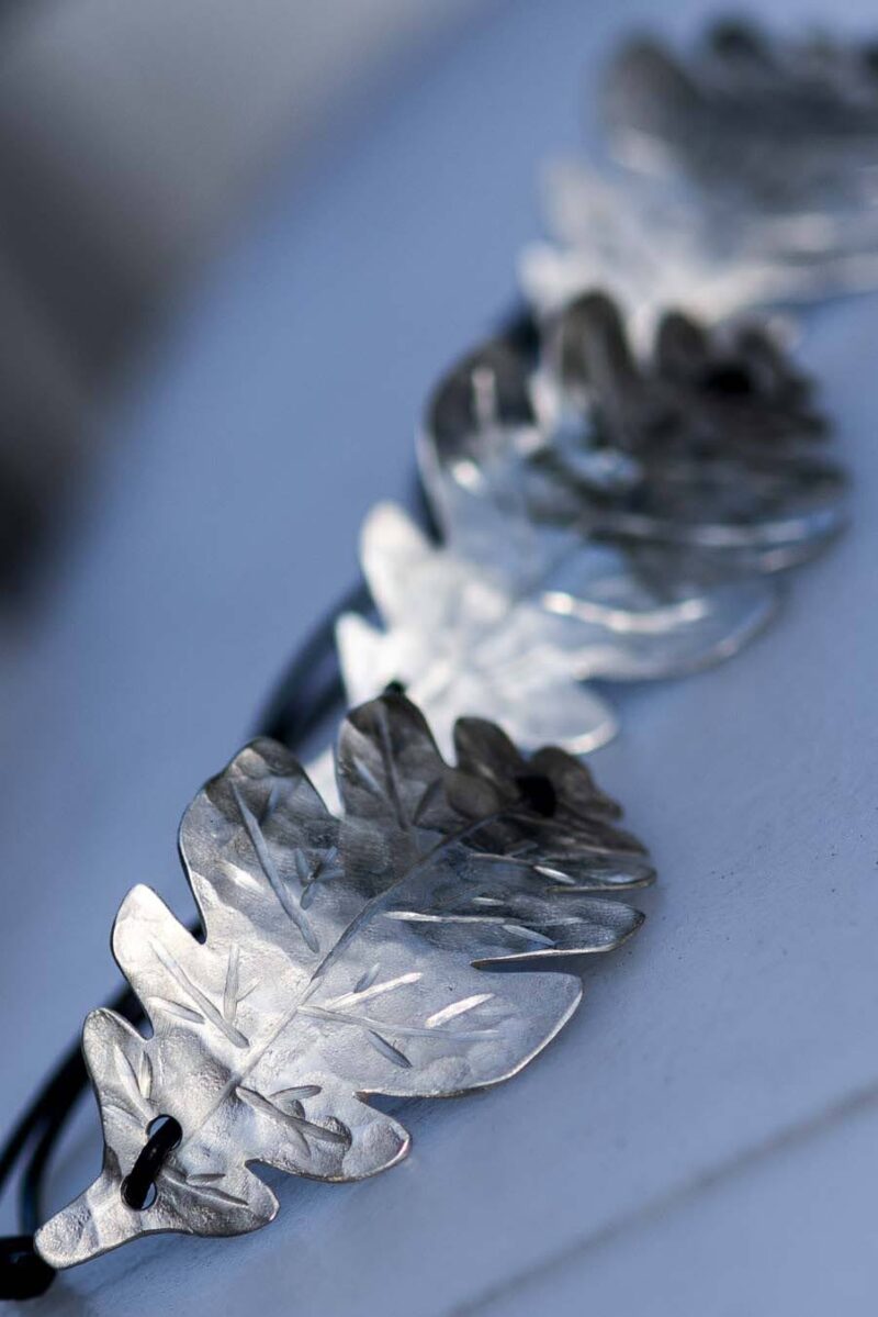 Oak Leaf Bracelet "Bergek" 925 Silver - Image 2