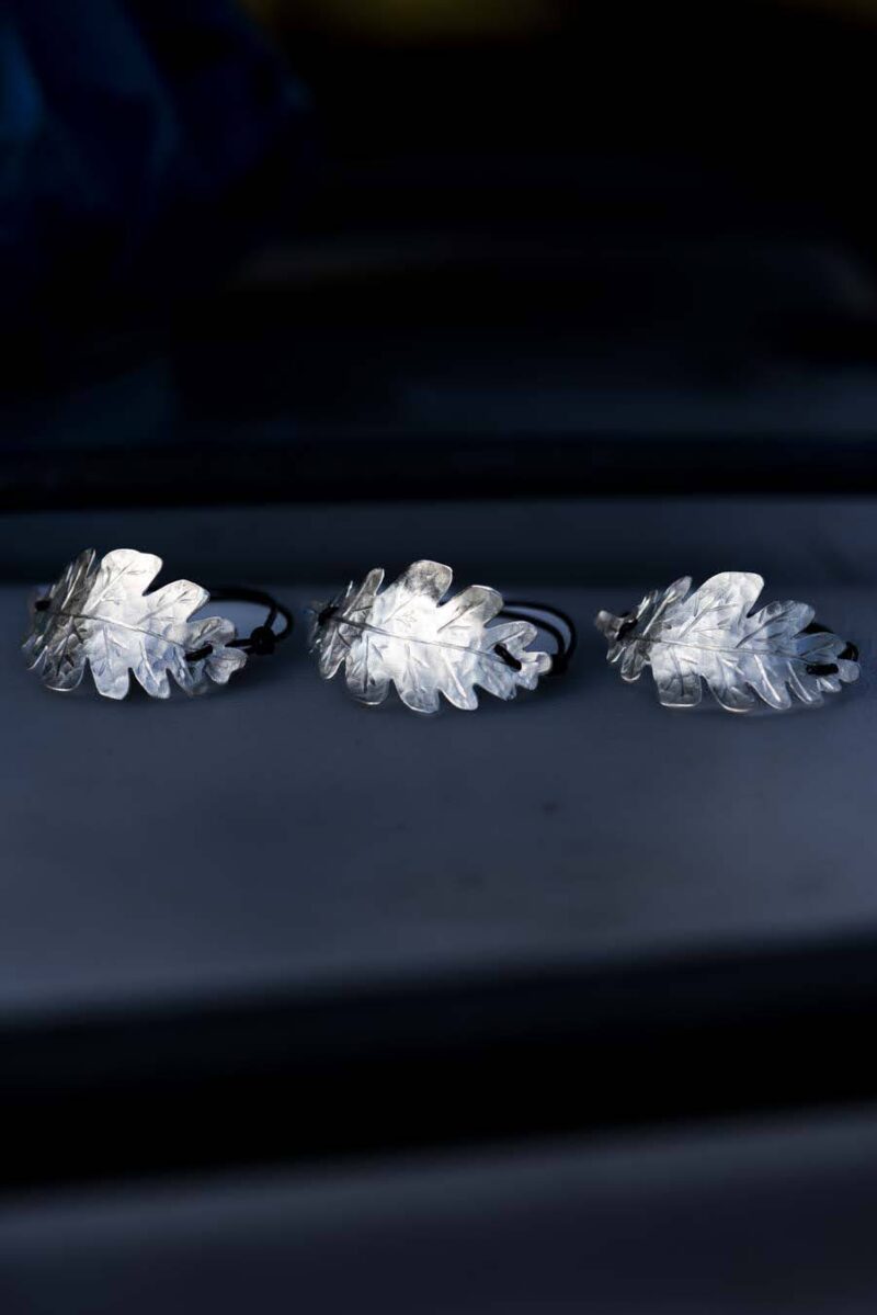 Oak Leaf Bracelet "Bergek" 925 Silver - Image 11