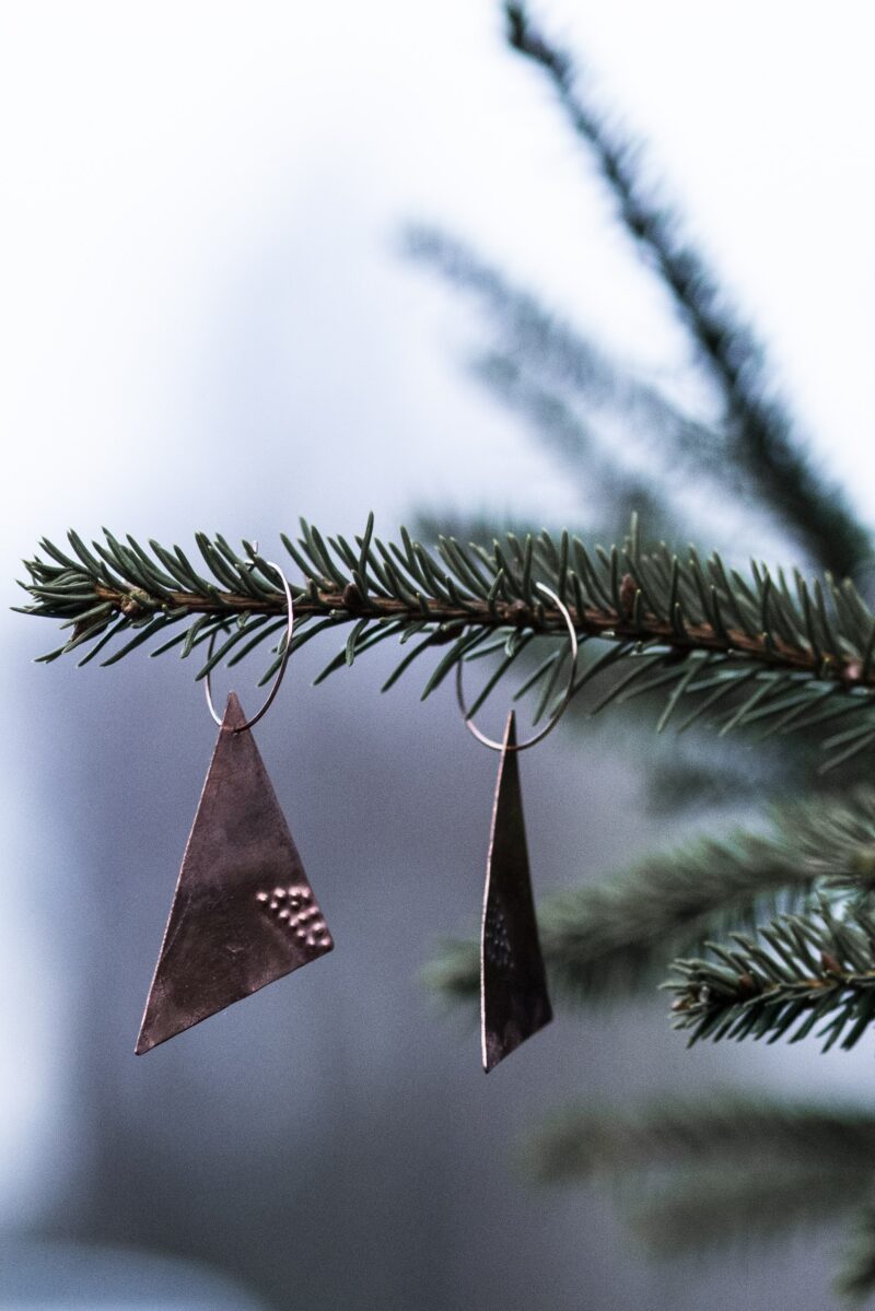 Earrings "Gräns"/"Border" Copper - Image 3