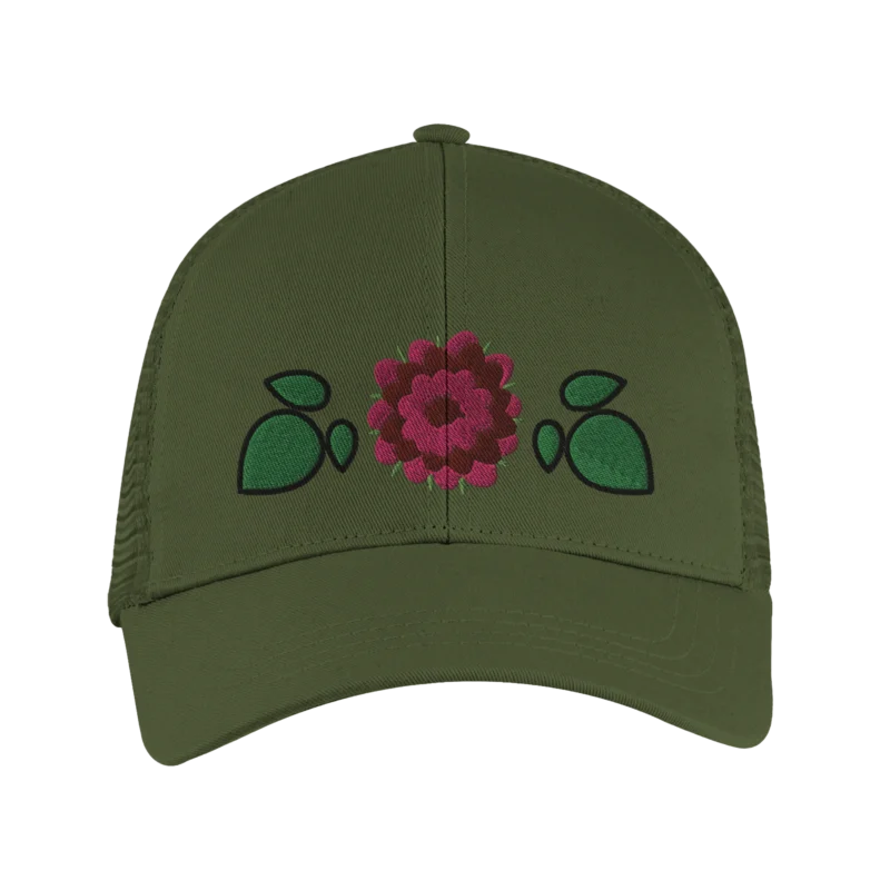 Organic Cotton Trucker Hat "Vildhallon"/"Wild Rasperry" - Image 8