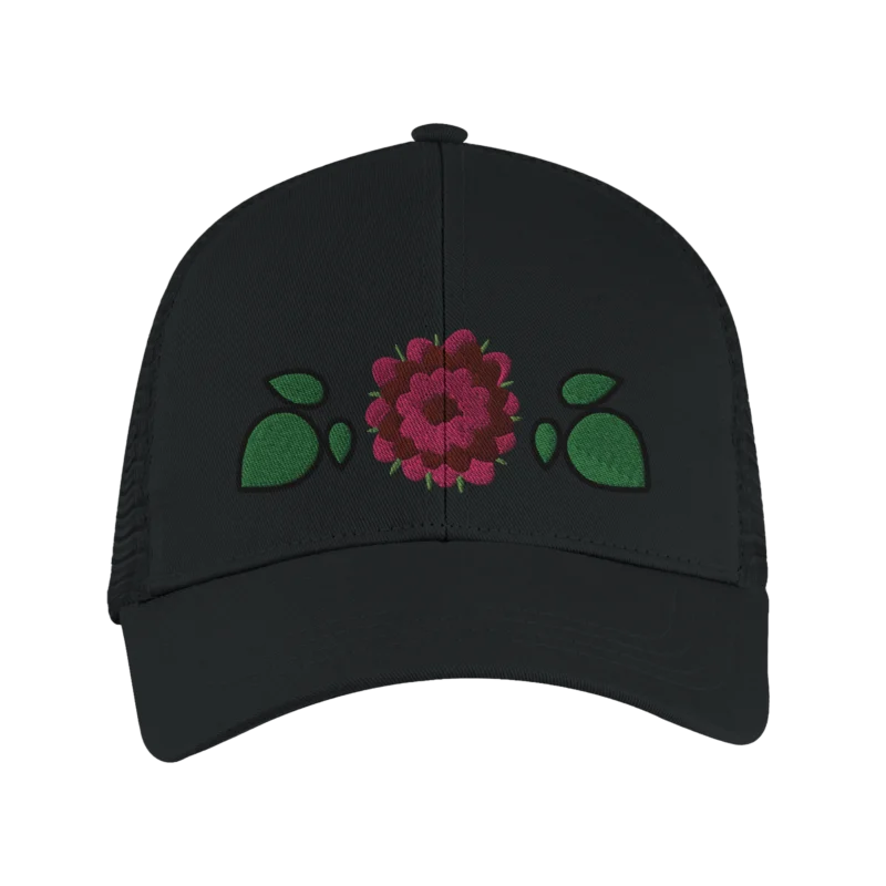 Organic Cotton Trucker Hat "Vildhallon"/"Wild Rasperry" - Image 11