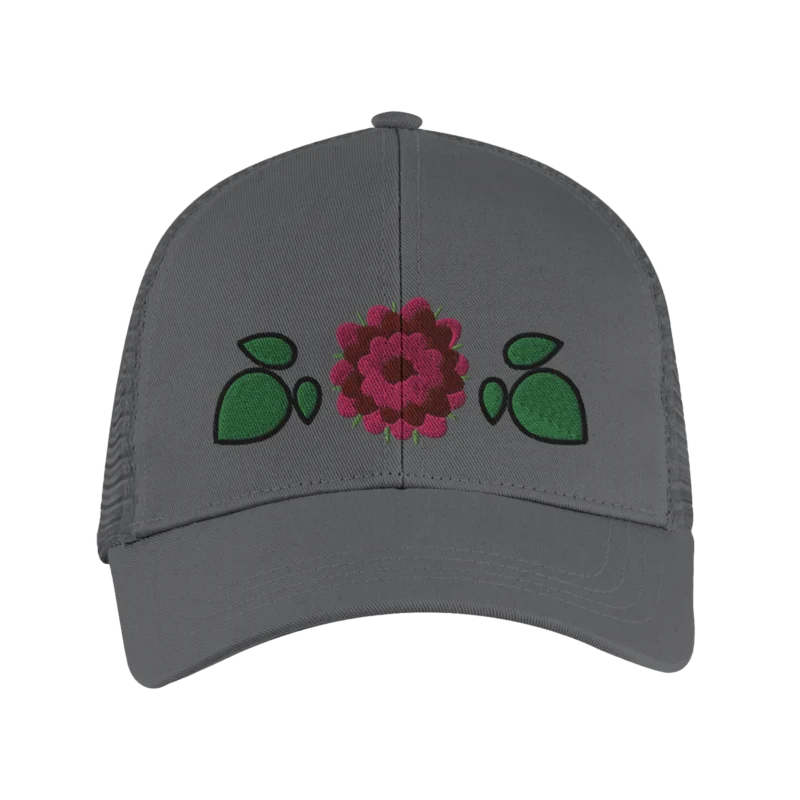 Organic Cotton Trucker Hat "Vildhallon"/"Wild Rasperry" - Image 5