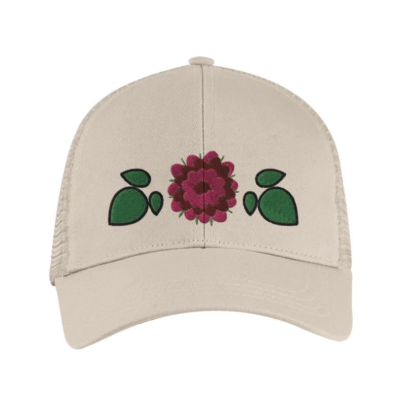 Organic Cotton Trucker Hat "Vildhallon"/"Wild Rasperry" - Image 2