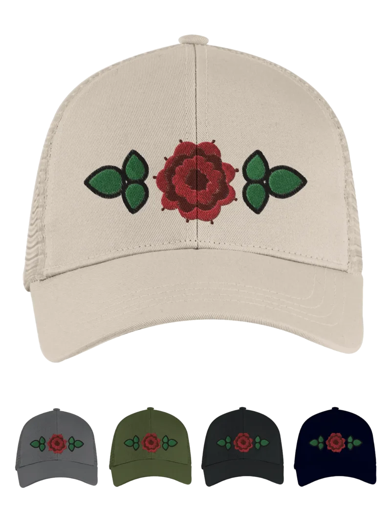 Organic Cotton Trucker Hat "Åkerbär"/"Arctic bramble"