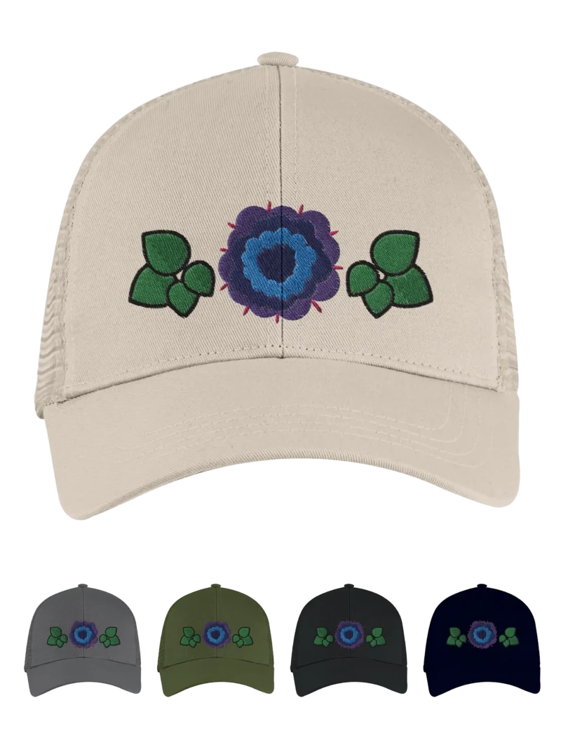 Organic Cotton Trucker Hat "Björnbär"/"Blackberry"