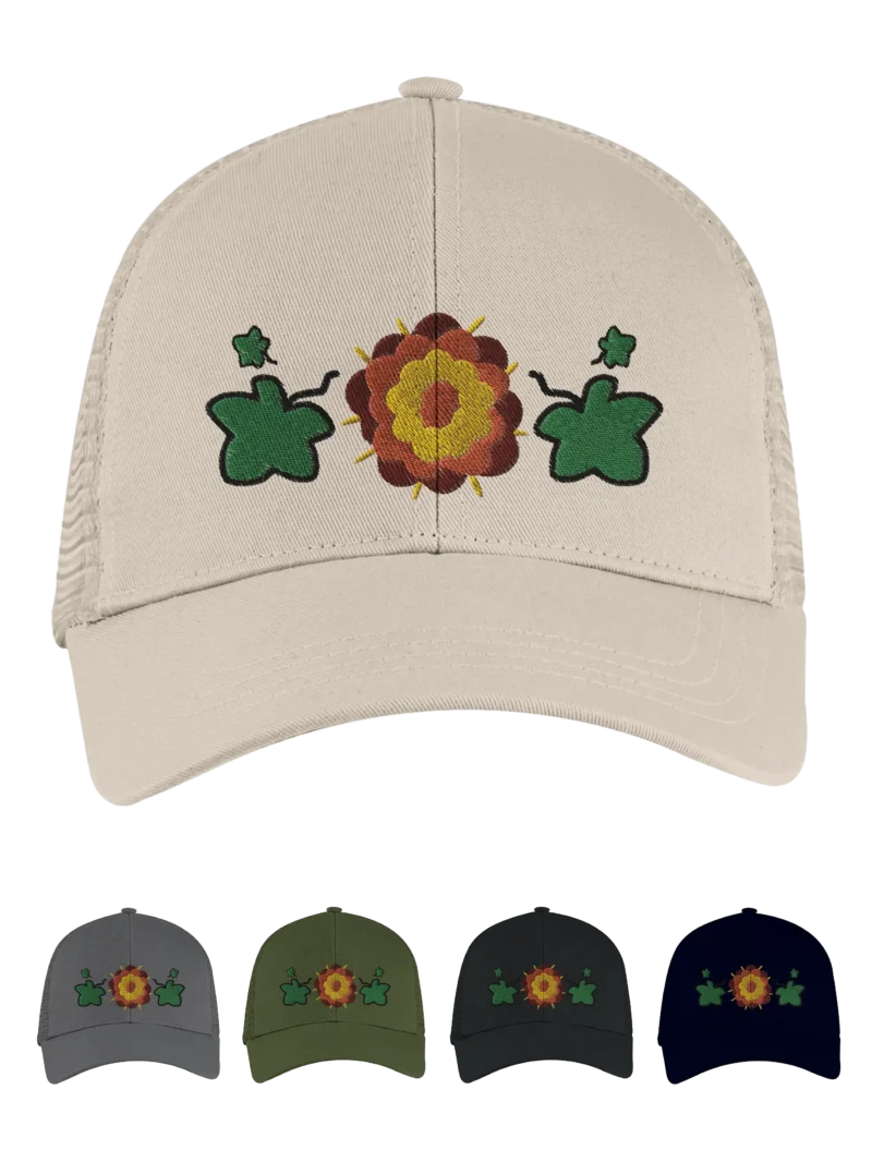 Organic Cotton Trucker Hat "Hjortron"/"Cloudberry"